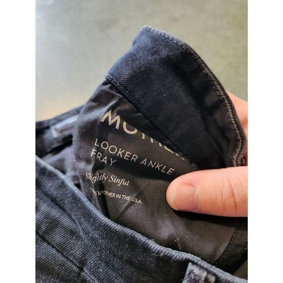 Mother the  looker ankle fray slightly sinful jeans sz 25 - Picture 5 of 7